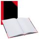 Bantex Notizbuch Chinakladde DIN A7 kariert, schwarz/rot Hardcover 192 Seiten