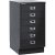 BISLEY MultiDrawer™ L29A36S Schubladenschrank schwarz 6 Schubladen 34,9 x 43,2 x 67,0 cm