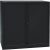 BISLEY Rollladenschrank schwarz 2 Fachböden 100,0 x 43,0 x 103,0 cm