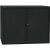 BISLEY Rollladenschrank schwarz 2 Fachböden 120,0 x 43,0 x 103,0 cm