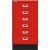 BISLEY MultiDrawer™ L29A36S Schubladenschrank kardinalrot 6 Schubladen 34,9 x 43,2 x 67,0 cm