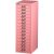 BISLEY MultiDrawer™ L3915 Schubladenschrank pink 15 Schubladen 27,8 x 38,0 x 85,7 cm