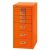 BISLEY MultiDrawer™ L298 Schubladenschrank orange 8 Schubladen 27,8 x 38,0 x 59,0 cm
