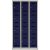 BISLEY Schließfachschrank MonoBloc ML09T4 lichtgrau, oxfordblau ML09T4505, 12 Schließfächer 90,0 x 50,0 x 170,0 cm