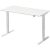 BISLEY Varia Single elektrisch höhenverstellbarer Schreibtisch weiß rechteckig, T-Fuß-Gestell weiß 160,0 x 80,0 cm
