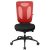 Topstar Bürostuhl Net Pro 100, NN100 T201 Stoff rot, Gestell schwarz