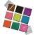 Rayher Stempelkissen Scrapbooking-Set 9 Farbtöne 3,5 x 3,5 cm