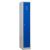 Gürkan Spind lichtgrau, enzianblau 104756, 1 Schließfach 30,0 x 50,0 x 180,0 cm