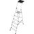KRAUSE Stehleiter MONTO Secury mit Multi-Grip alu 6 Stufen, H: 210,0 cm