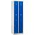 Gürkan Spind lichtgrau, enzianblau 105928, 4 Schließfächer 60,0 x 50,0 x 195,0 cm