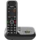Gigaset E720A Schnurloses Telefon mit Anrufbeantworter schwarz