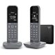 Gigaset CL390A Duo Schnurloses Telefon-Set mit Anrufbeantworter dark grey