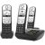 Gigaset A690 A Trio Schnurloses Telefon-Set mit Anrufbeantworter schwarz