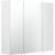POSSEIK Spiegelschrank weiß 70,0 x 17,0 x 62,0 cm