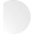 HAMMERBACHER Anbautisch höhenverstellbar JA60 weiß, silber halbrund 60,0 x 80,0 x 65,5 – 82,5 cm