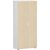 geramöbel Aktenschrank Flex, S-385100-AW weiß, ahorn 4 Fachböden 80,0 x 42,0 x 180,8 cm