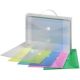 25 FolderSys Dokumententaschen DIN A4 farbsortiert glatt 0,20 mm
