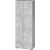 HAMMERBACHER Aktenschrank 968T6, V968T6/G/M/BS grafit, beton 5 Fachböden 80,0 x 42,0 x 215,6 cm