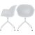 2 PAPERFLOW Schalenstühle MOON CHMOONX2.13.13 weiß Kunststoff