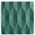 silentec Akustikpaneel Wand polySONIC® fr 3D Prisma 424228, grün 60,0 x 60,0 cm
