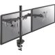 Neomounts Monitor-Halterung FPMA-D550DBLACK schwarz für 2 Monitore, Tischklemme, Tischbohrung