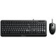 MediaRange MROS108 Tastatur-Maus-Set kabelgebunden schwarz