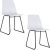 2 PAPERFLOW Schalenstühle CUBE CHCUBTX2.01.13 weiß Kunststoff