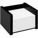 WEDO Zettelbox Black Office schwarz inkl. 500 Notizen weiß