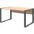 röhr direct.office Schreibtisch hickory rechteckig, Kufen-Gestell grau 150,0 x 80,0 cm